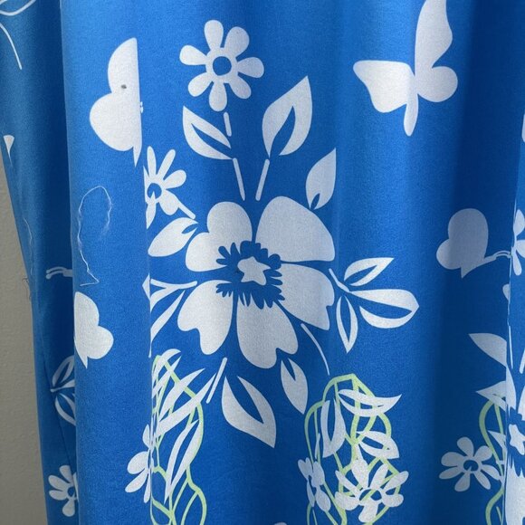 Womens Caftan House Dress Nightgown NWOT Large MuuMuu Colorful Comfy Knit Kaftan - Picture 4 of 11